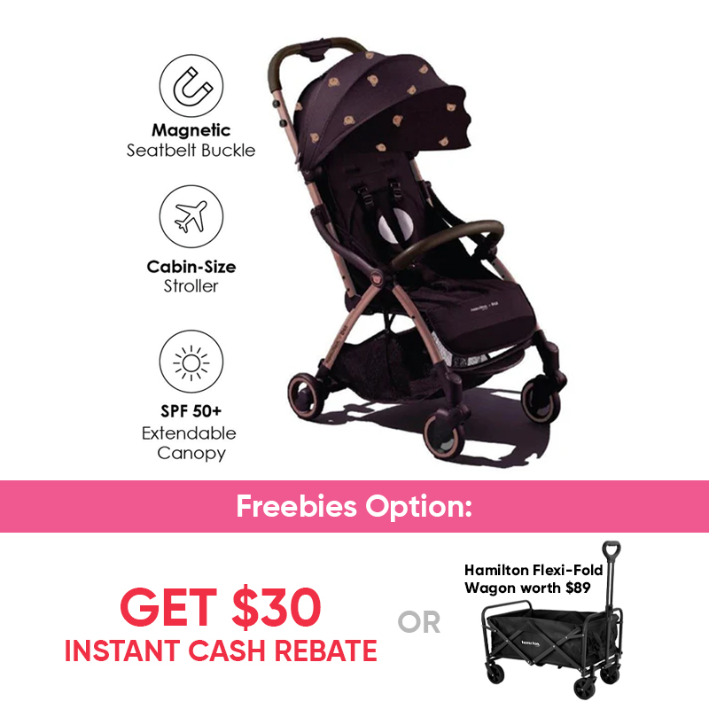 [Special Edition] Hamilton X1 Plus x DTD (Bear) MagicFold Stroller